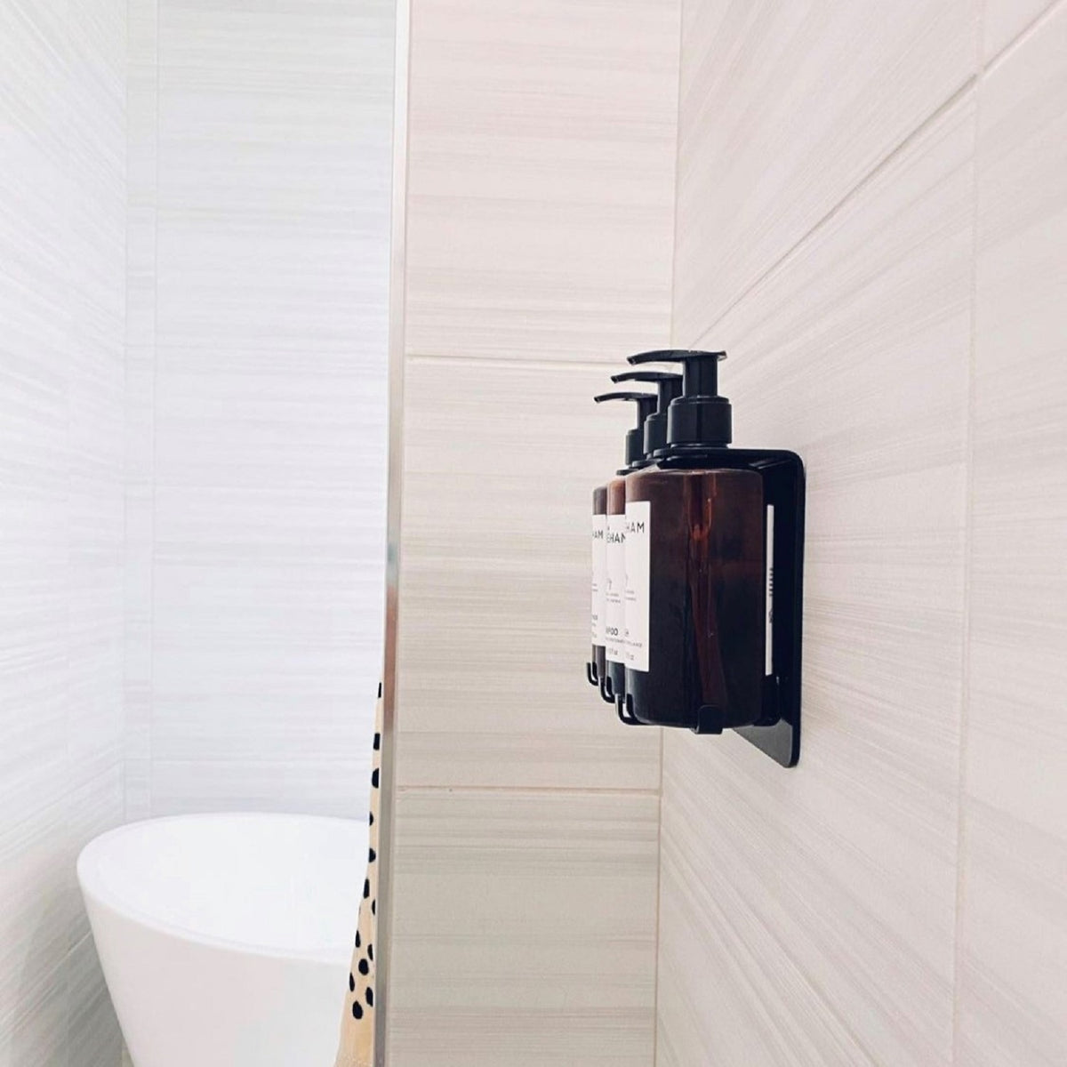 Triple 300ml Security Wall Mounted Holder